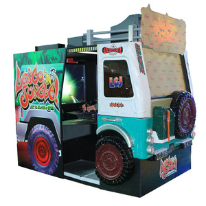Machine de tir d'arcade à monnayeur pour 2 joueurs, avec double pistolet, thème Monstre Métallique, pour centre de jeux intérieur, borne d'attraction - Product Image 1
