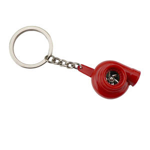 <span class=keywords><strong>Promotion</strong></span> Mini 3D métal pièces de voiture Turbo porte-clés moyeu de vitesse porte-clés frein disque amortisseur manette de vitesse pendentif Auto partie porte-clés - Product Image 5