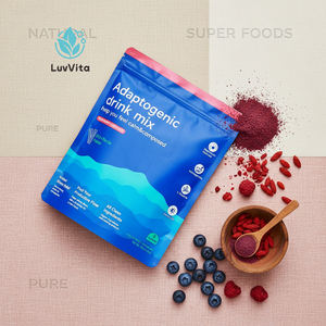 LUVVITA Grosir Nutrisi Olahraga Dewasa Minuman Elektrolit Rasa <span class=keywords><strong>Raspberry</strong></span> Magnesium Bubuk 20 Sachet Supercam Bubuk - Product Image 1