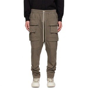 Premium Pockets <b>Jogging</b> Blank Track Men's Stacked <b>Cargo</b> <b>Pants</b> Custom Sweatpants Trousers for Men - Product Image 4