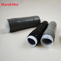 Tube thermorétractable à mastic, tube thermorétractable gris avec mastic, gaine isolante étanche thermorétractable pour l'assemblage de câbles