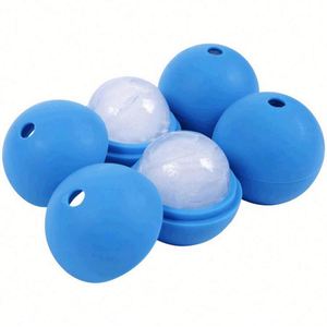 Moule à glaçons sphériques en silicone de qualité alimentaire avec logo personnalisé, facile à démouler, pour activités promotionnelles - Product Image 3