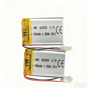 Batterie Li-Polymère Certifiée CE Tcbest 602535 3.7V 500mAh Compatible Ordinateur Portable <span class=keywords><strong>Thermomètre</strong></span> Gaming Stock Direct Usine - Product Image 5