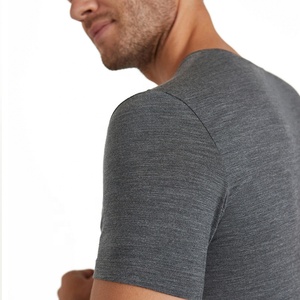 Camiseta personalizada para hombre con cuello en V Daily Merino Wool-Lyocell Mezcla la ropa interior ligera sin olor Aspecto sedoso y sensación - Product Image 3