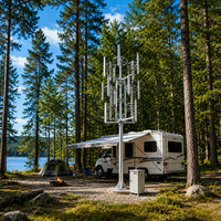 Éolienne à axe vertical de 1 kW à 100 kW, générateur modulaire, arbre éolien, faible vitesse du vent, petit système d'énergie éolienne