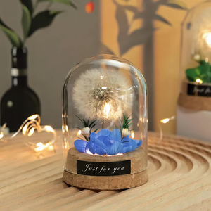 Venta al por Mayor de Dondas de Cristal con Luz LED, Regalo de Flor Eterna para <span class=keywords><strong>el</strong></span> Día de San Valentín, Día de la Madre, Cumpleaños - Product Image 5