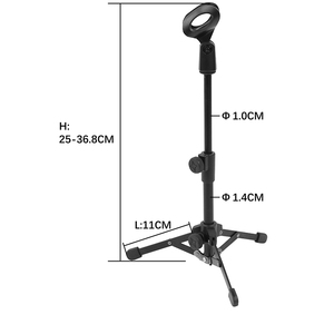 プロとヘビーデューティ調節可能な三脚マイクスタンドスタジオとライブパフォーマンス用に調整 - Product Image 3