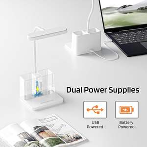 Lámpara de Lectura LED para Dormitorio, Recargable por USB, Multifuncional, para Estudiantes, de Mesa Pequeña, Cuadrada, para Estudio - Product Image 2