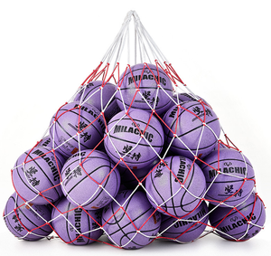 Filet de basket-<span class=keywords><strong>ball</strong></span> sac Football Football maille stockage sport support de balle Nylon sac de transport Football sac <span class=keywords><strong>net</strong></span> - Product Image 1