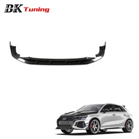 BK Tuning RS3 8Y Upgrade PD Ver.2 Lip Bumper Depan, Part Bodi Mobil, Dry Carbon Front Splitter Apron untuk Audi RS3 8Y Front Lip