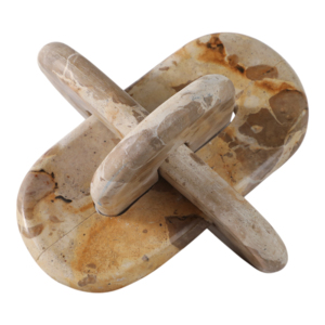Scultura in Marmo a Nodo, Decorazione Moderna in Pietra per Casa, Ufficio, Soggiorno, Scaffali - Product Image 3