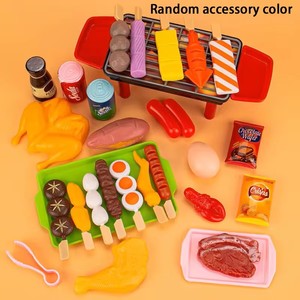 Jouets de cuisine pour enfants : Ensemble barbecue de simulation, ustensiles de cuisson, aliments simulés, jeu de rôle éducatif, cadeau - Product Image 5