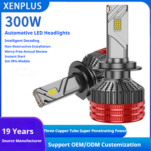 Nouveauté <span class=keywords><strong>Q6</strong></span> Triple tuyau de cuivre ventilateur de refroidissement 300w Super lumineux H1 H4 H7 H11 Led voiture lumière 9005 9006 phare pour voiture - Product Image 2