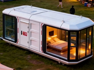 <span class=keywords><strong>Casa</strong></span> Prefabricada Moderna Tipo Cabaña Apple, Mini Oficina Móvil en Forma de Cápsula, Cabaña Modular Portátil para Oficina, Sitio Turístico y Alojamiento - Product Image 1