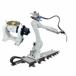 Robotarm 6-assige Industriële Robot Kawasaki Ra010n Mig Lasrobot Met Lasstandsteller En Lineaire Rail