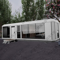 Casa Nave de Dos Pisos Casa Prefabricada Nave E7 Precio de Casa Cabina Espacial Base Móvil para Camping