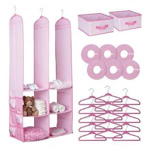 24 ensembles de sacs de rangement de garde-robe pour enfants de chambre à coucher modernes non tissés et boîtes de placard pour bébé - Product Image 2