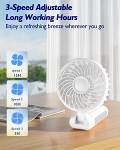 Ventilateur de bureau portable USB de haute qualité, mini ventilateur de plafond pour bureau, ventilateur électrique personnel pour table - Product Image 2