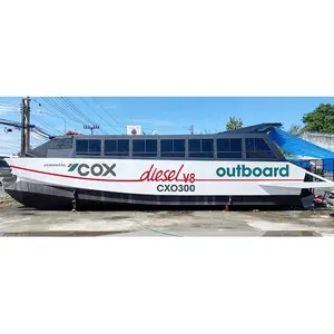 قارب كاتاماران للركاب مصنوع من الألومنيوم بطول 50 قدمًا مقاس 15 مترًا × 4.5 مترًا للبيع من جميع أنحاء العالم