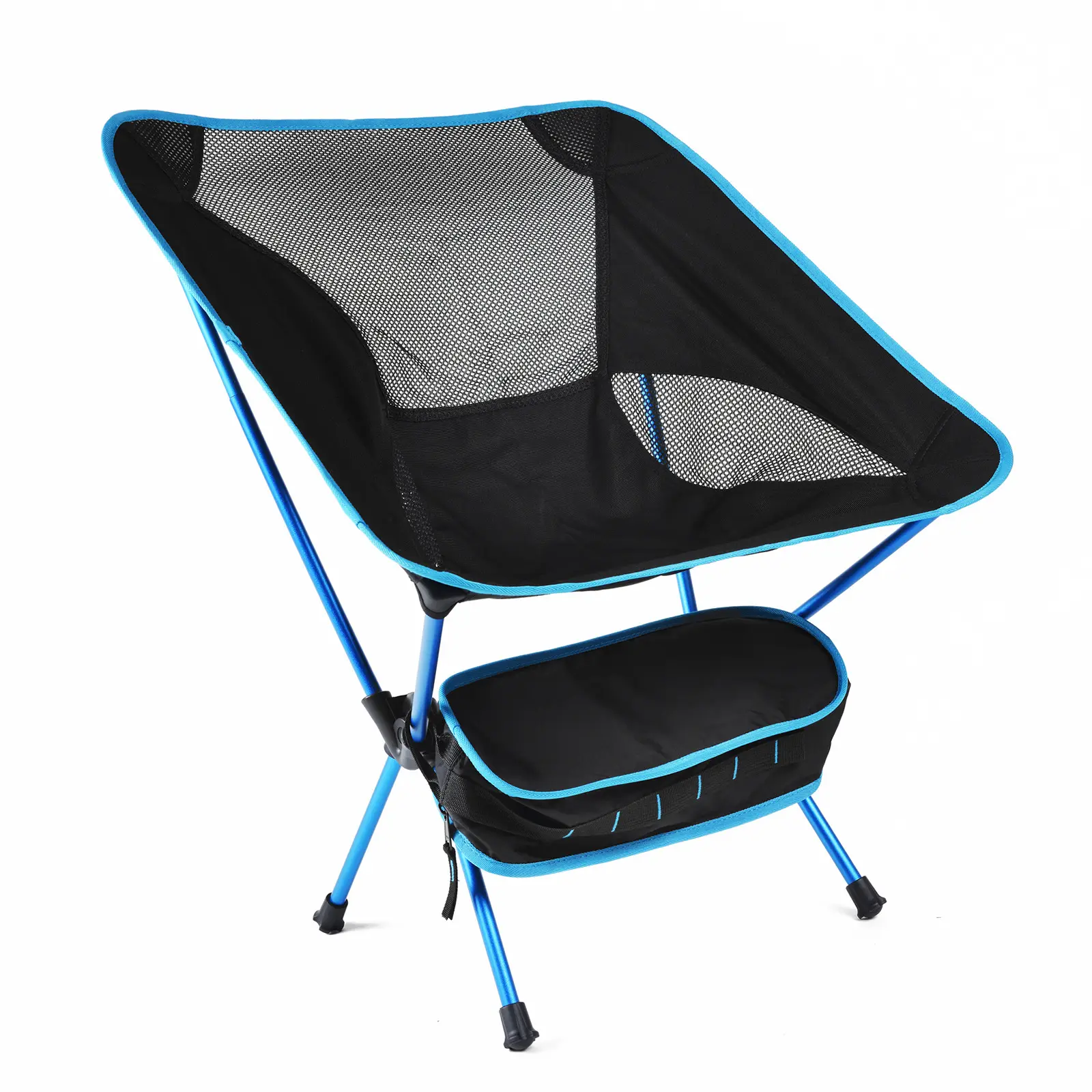 Taşınabilir açık katlanır sandalye alüminyum alaşımlı hafif kamp sandalyesi eğlence kamp ay sandalye balıkçılık için