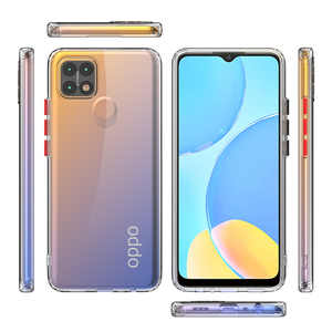 <span class=keywords><strong>Cover</strong></span> Posteriore in TPU Morbido ad Alta Trasparenza con Tasti Colorati, Custodia Trasparente in Gel <span class=keywords><strong>per</strong></span> <span class=keywords><strong>Oppo</strong></span> A15s A54 A53 A74 A72 A16 Reno 6 5G - Product Image 2