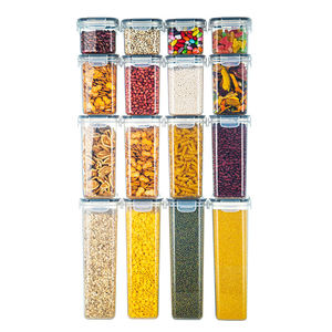 Recipientes Herméticos de Plástico Transparente para Almacenamiento de Alimentos en <span class=keywords><strong>la</strong></span> Cocina - Product Image 4