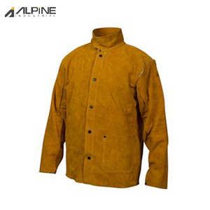 Veste de soudage en cuir de vachette fendu résistant à l'abrasion et aux étincelles pour la construction et la lutte contre l'incendie Caractéristique de sécurité - Product Image 6