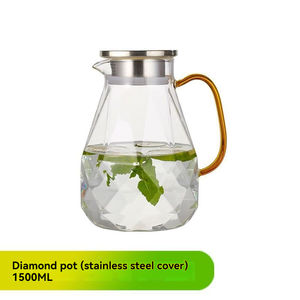 Juego de botellas de agua fría de vidrio, taza de agua, taza nórdica gruesa, vasos familiares estilo INS - Product Image 5