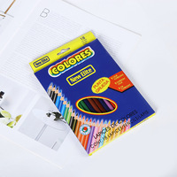 Ensemble de crayons de couleur huileux hexagonaux de 7.5 pouces pour enfants Crayon de peinture de 3.5 pouces pour l'école primaire