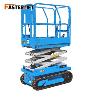 Plataforma Elevadora Móvil de Tijera sobre Orugas FasterLift FL Professional de 8m-16m, 130kg, Eléctrica, de Acero Aleado, Plataforma de Trabajo Aérea Estable - Product Image 6