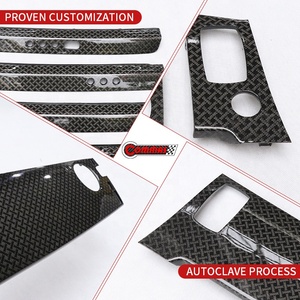 Upgrade to BB Style Dry Carbon Fiber Car Accessories Auto Parts Car Interior <b>Kit</b> For <b>Rolls</b> Royce Wraith - Product Image 3