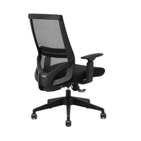Chaise de bureau de direction ergonomique moderne avec siège en tissu et design nordique, confortable et fonctionnelle pour un usage professionnel