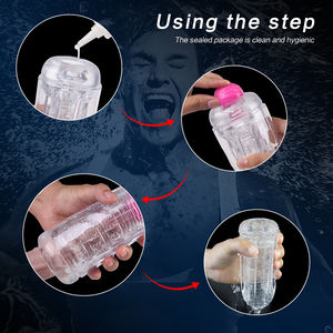 Mainan Seks Silikon Portabel untuk Pria Dewasa, Masturbator Otomatis untuk Pria - Product Image 6