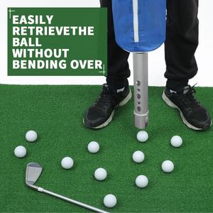 CÓMO ES VERDADERO Precio de fábrica Durable Portable Golf Pick Up Tool Colector de pelotas de golf Shag Bag Pick Up con tubo de <span class=keywords><strong>aluminio</strong></span> extraíble - Product Image 5