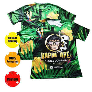 T-shirts en polyester vierges bon marché pour hommes avec impression de logo personnalisé, séchage rapide, confortables et surdimensionnés - Product Image 5