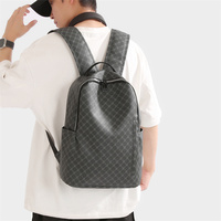Sac de voyage grande capacité, sac à ordinateur portable tendance, sac à dos imperméable souple pour sports de plein air et randonnée, unisexe, avec revêtement PU imperméable