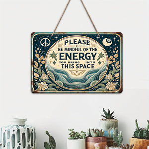 Spot cross-border Nordic style wooden slogan signs, children's room yoga <b>wall</b> <b>decorations</b>, wooden welcome door signs. - Product Image 5