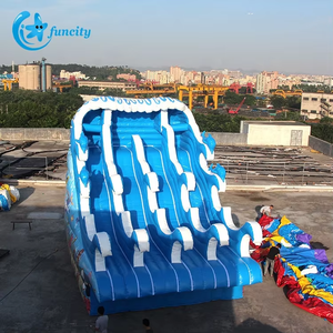 Quảng Châu nhà sản xuất Bán buôn giá tùy chỉnh nước vui chơi giải trí công viên thiết bị Lớn <span class=keywords><strong>Inflatable</strong></span> hồ bơi trượt cho người lớn - Product Image 2