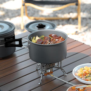 Hike Mount – ensemble d'ustensiles de cuisine portables pour le camping, 4-5l, kit de cuisine extérieur antiadhésif pour 5-6 personnes DS-700 - Product Image 3