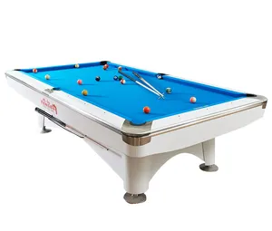 Toptan modern ve lüks doğal kayrak katı ahşap 9ft 8ft kayrak bilardo masası ile ping pong masa