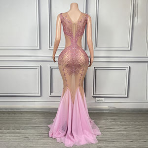 Vêtements pour femmes magasins <span class=keywords><strong>en</strong></span> <span class=keywords><strong>ligne</strong></span> <span class=keywords><strong>robe</strong></span> <span class=keywords><strong>de</strong></span> <span class=keywords><strong>soirée</strong></span> à la mode 2024 avec diamant élégant sans manches fantaisie tenue <span class=keywords><strong>de</strong></span> fête pour la fête - Product Image 4