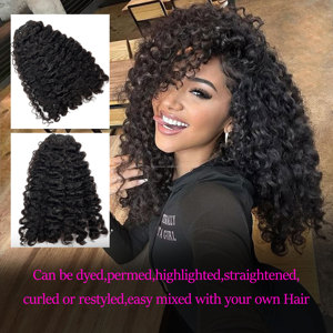 Paquetes de cabello humano virgen crudo de gran venta, rizado birmano 100%, cabello vietnamita crudo, trama de cabello rizado Birmano para mujeres negras - Product Image 4
