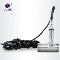 Débitmètre à turbine pour eau avec capteur de signal pulsé, raccord fileté 2 pouces, 1 pouce