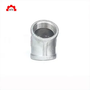 Stainless Bsp Female 45 Degree Bend Elbow with 60 Deg Cone Thread