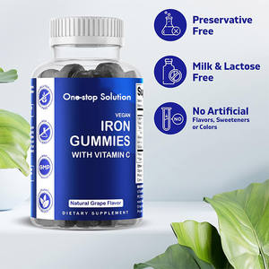 Suplemento de goma <span class=keywords><strong>Iron</strong></span> Plus Gummy Vitamin <span class=keywords><strong>Iron</strong></span> con vitamina C <span class=keywords><strong>Iron</strong></span> Gummies - Product Image 2