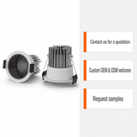 DGLUX Downlight LED Encastrable 7W 10W 20W Anti-éblouissement Dimmable Spot de Plafond CRI 90 DALI Triac 0-10V Tuya Intérieur