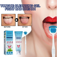 Gel Pembersih Coating lidah, Gel perawatan mulut membersihkan bau mulut