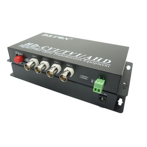 Convertidor óptico HD CVI/HD TVI/AHD con transmisor y receptor de fibra óptica de 4 canales. Modo único/multimodo - Product Image 3