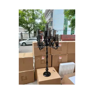 wedding black candle holder chandelier centerpieces for wedding centerpieces table decorations candelabra