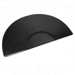 Alfombra de Plástico Negra para Salón de Belleza y Barbería, Moderna, Funcional, para Estilistas - Product Image 1